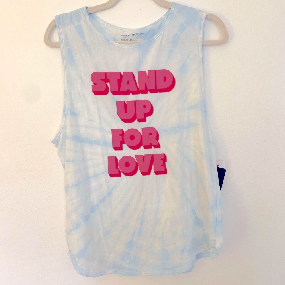 Stand up for love Lovers of Hyoumanity Large NWT